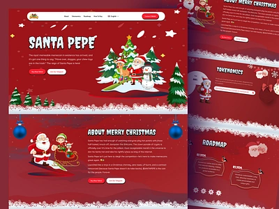 Merry Christmas - Meme Coin Landing Page 18design candy character christmas christmas shopping floral giftcard hanukkah happy new year holiday holiday gift card illustration kwanzaa macys merry christmas merry xmas richmond santa sweets winter