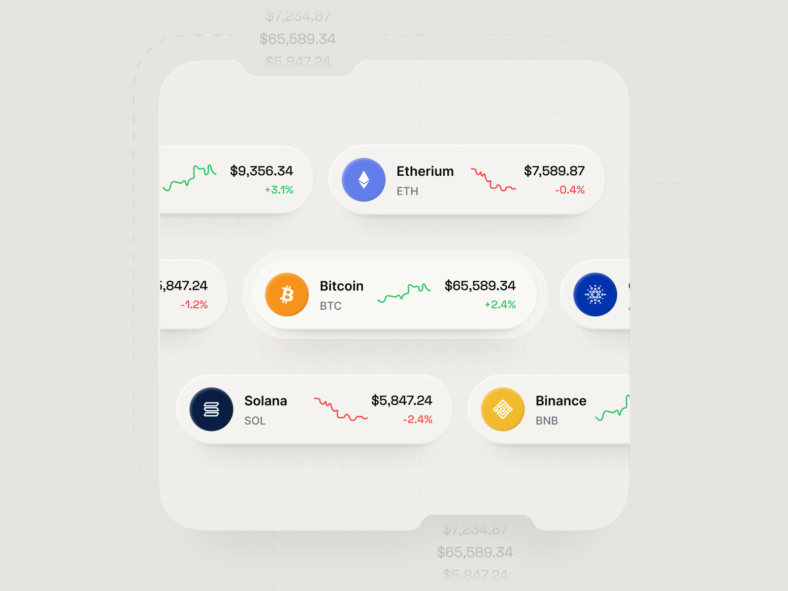 Crypto Component Design branding component crypto crypto currency design figma minimal design new trend ui ux design webdesign