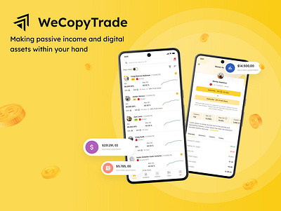 UI WCT - App - Design app branding crypto design figma forex stock trading ui ux