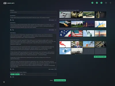 Infopakiety graphic design ui ux