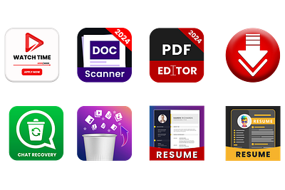 Apps Icons Design apps icon apps icon design branding illustration logo logo design mobile app ui ux research