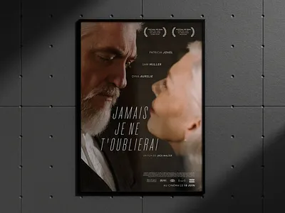 JAMAIS JE NE T'OUBLIERAI - Movie Poster Design abstract design artwork design cinema poster digital art film poster flyer design graphic design minimal design movie poster movie poster design poster artwork poster design