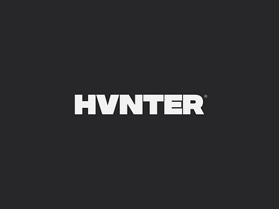 HVNTER: Naming & Logo Design art direction brand branding graphic design logo logo design typography