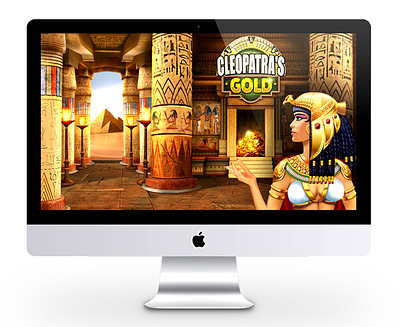 Cleopatra's Gold - Facebook game animation branding graphic design motion graphics ui