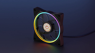 RGB Fan 3d animation graphic design motion graphics