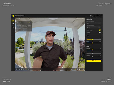 CCTV IPC WEB camera cctv design ipc network camera supervisory control tool ui video web web design webcam