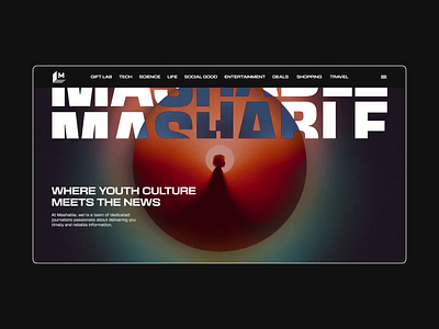 Mashable | Corporate website after effects animation corporate design redesign transition ui ux web webdesign