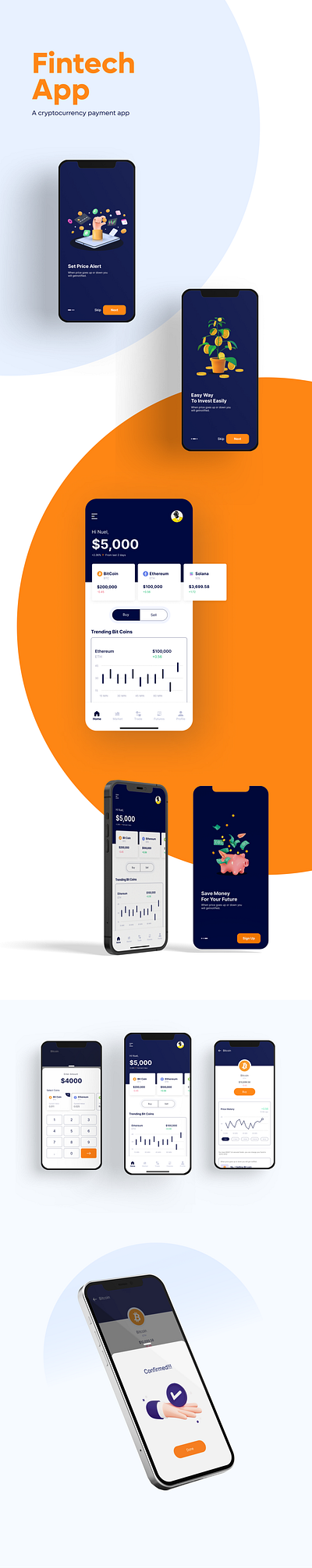 A Fintech App app fintech mobile ui ui ux web3