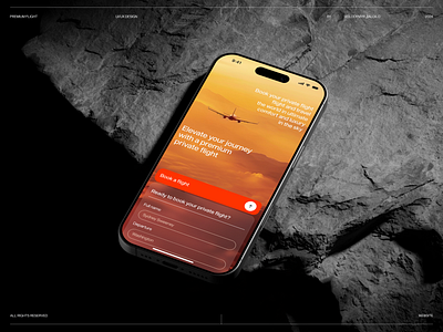 Booking Flight - Mockup Mobile bilety booking button design element flight form interface landing page mobile mockup platform saas service ui ui design uiux ux ux design website