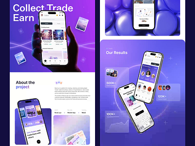 Revel - Case Study for Social Ai Art ai animation app art ios mobile app mobile design nft social app