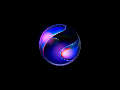 Pangu AI Visual Design exploration by Gleb Kuznetsov 3d ai animation brand branding c4d gen gpt huawei language light motion pangu procedural round sphere ui ux visual voice