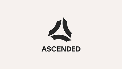 ASCENDED LOGO DESIGN brand identity branding logo logo design logos symbol