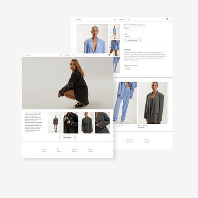 E-Commerce Website for Nata Vol Clothing Store ecommerce web store webflow website