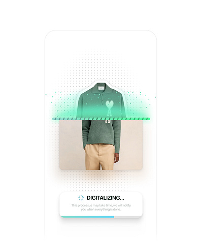 Never forget your best looks again - your wardrobe, but make it app branding colors design gradient illustration loading loadingstate logo mobile product design sidebar ui ux