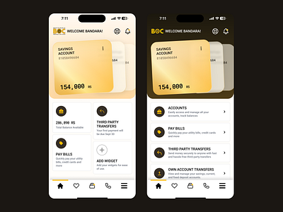 Mobile Banking App User Interface branding ui