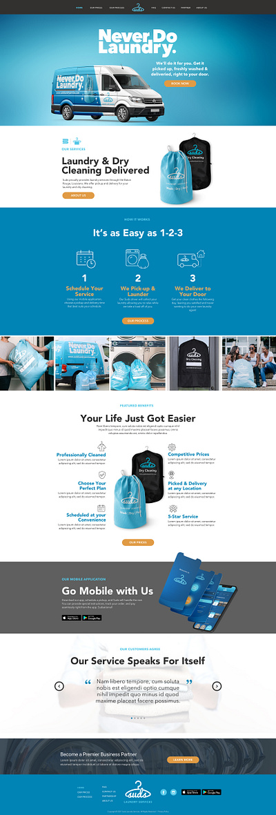 Suds Laundry Website