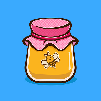 A Honey Jar animation branding cartoon character design graphic design icon illustration logo