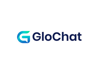 Glochat Logo app app logo branding business logo desing chat g glochat high tech letter g logo logo design logo designer logo icon logo inspirations logo monogram saas tech logo