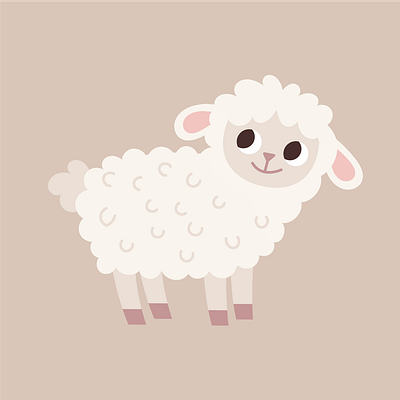 sheepy animal animal illustration character character design childrens book illustration childrens illustration cute digital farm illustration kawaii kidlit kidlitart kids illustration sheep vector