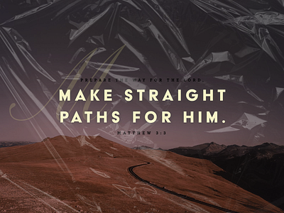 PCM Design Challenge | Matthew 3:3 art artwork church design design challenge graphic design pcmchallenge prochurchmedia social media typography