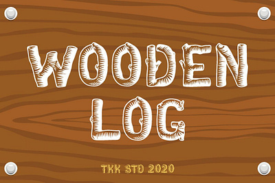 Wooden Log – Kids Font branding children display font font forrest gaming kids nature playful poster thumbnails typeface unique youtube