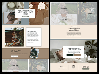 Showit Design & Development - Thyme & Thistle showit ui ux web design web development