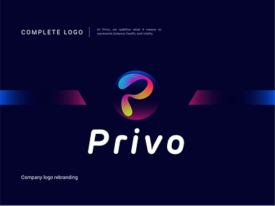 Privo Logo & Brand Identity Design abstract app icon app icon design app logo best logo brand identity branding design identity logo designer modern modern logo p abstract logo p letter logo p logo popular logo