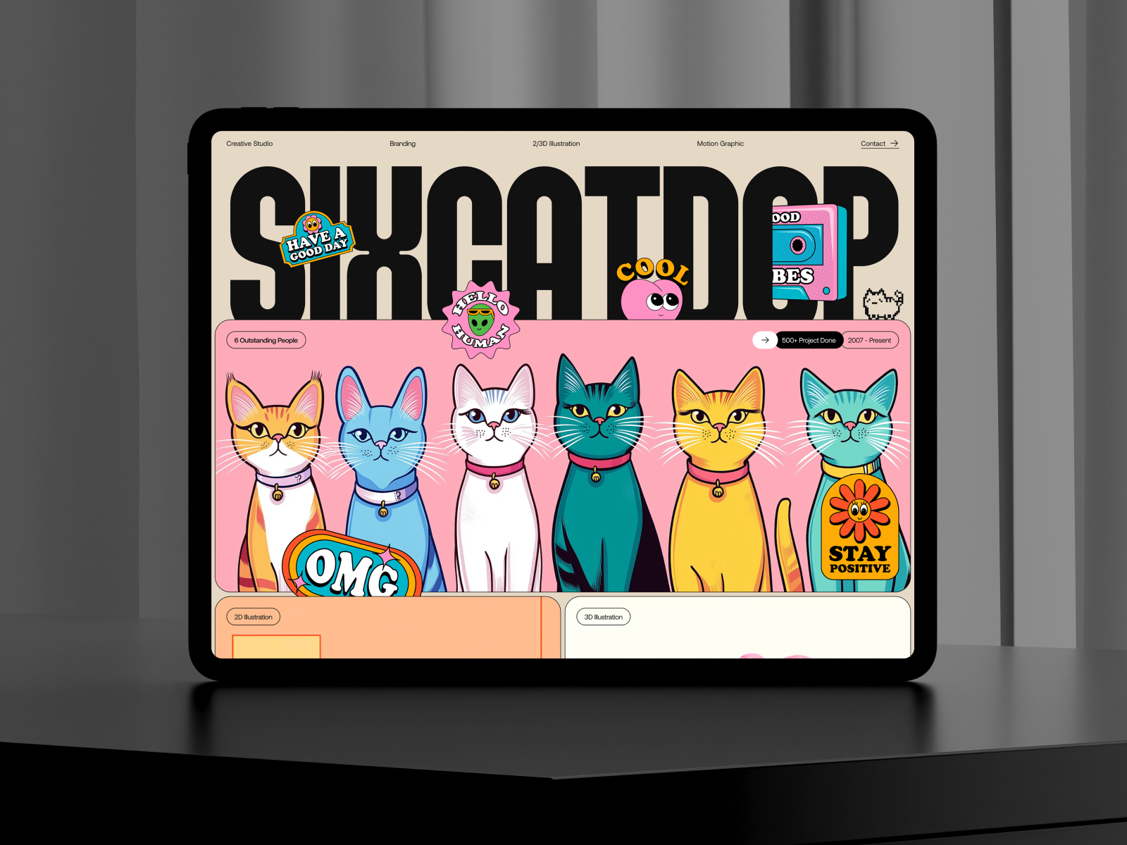 Example of Landing Page & Development Per Page