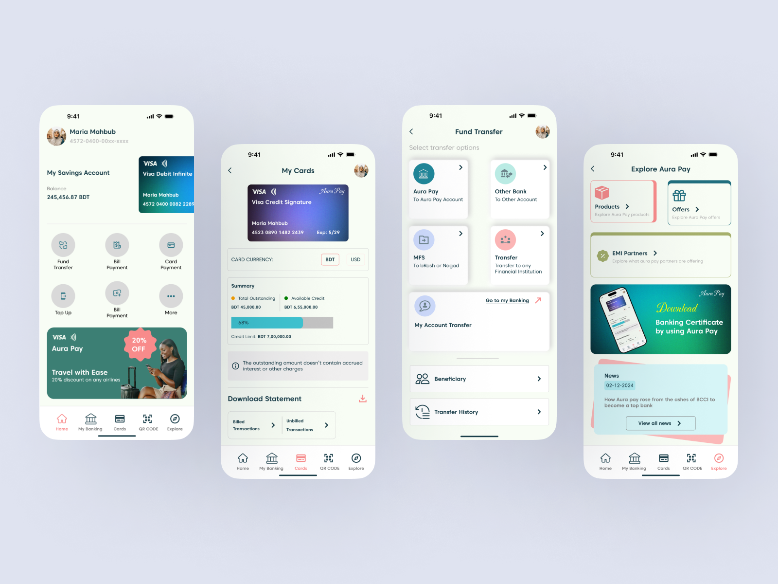 Example of Premium Mobile App UI/UX Design