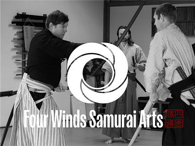 Four Winds Samurai Arts branding design identitydesign japanese kamon logo logo design logodesign