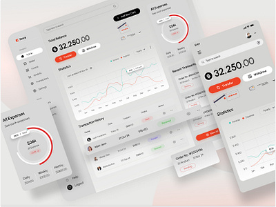 Penny- Finance web app Design account manage animation clean dashboard design expense tracker finance responsive transaction ui ui ux ux web app