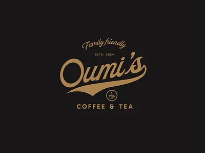 Coffee + Tea logo design branding coffee coffee and tea coffee and tea logo coffee branding custom logo custom type golden logo logo logo design tea