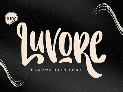 Luvore - Handwritten Font beautiful