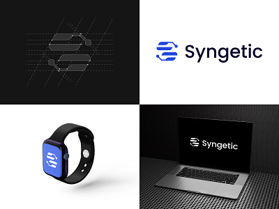 Syngetic - Technology company logo design awesome logo design best logo design brand identity branding business logo company logo creative logo mark letter s logo logo design logo designer minimalist logo modern logo s brand mark s logo s symbol software logo tech logo technology technology logo dribbble