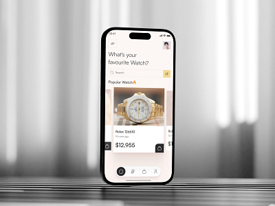 Watch Store Mobile App app app de app design design e commerce fashion ios mobi mobile mobile app moderne premium product design shop shopping store ui watch watches