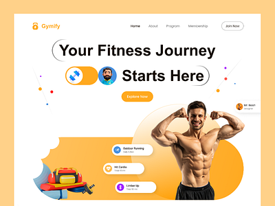 Gym Landing Page Design fitness landing page fitness landing website concept fitness website gym gym landing page gym landing page design gym web gym web design gym website gym website design landing page landing page design concept mobile app design product design ui design uiux ux research website website design