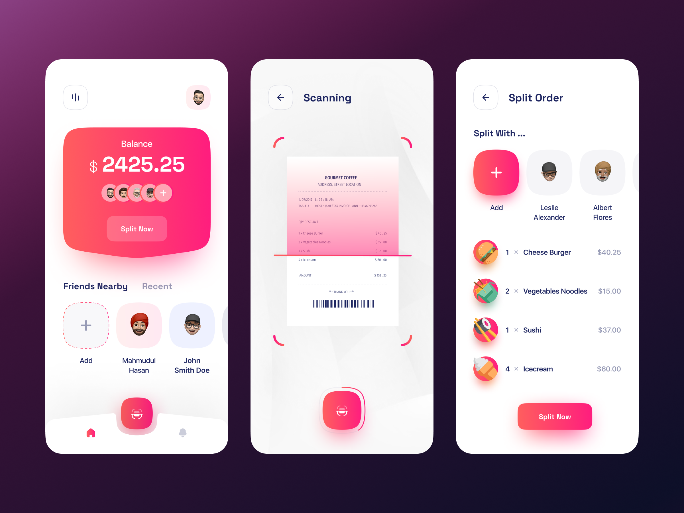 Example of Full Modern Mobile App UI/UX Design