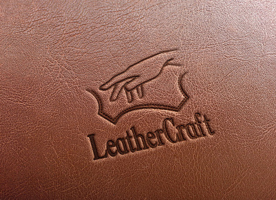 Logo for a leather goods brand branding design graphic design logo