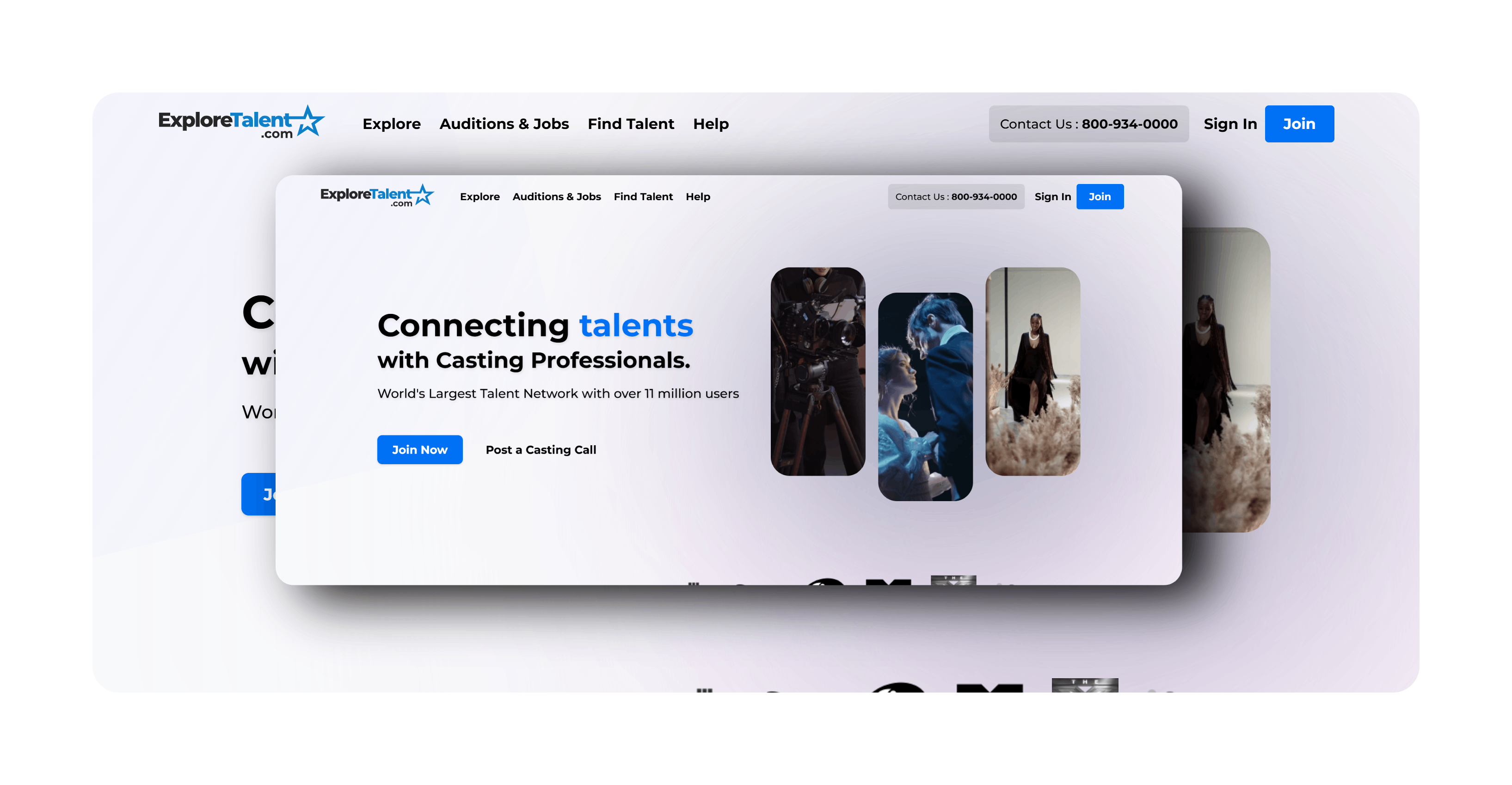 Explore talent ui
