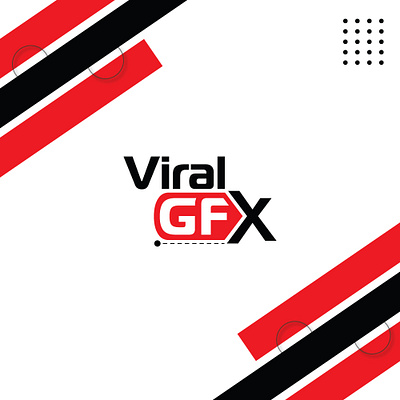 Viral GFX branding eye catching logo minimal simple viral