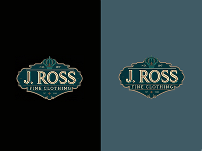 J-Ross-Fine-Clothing-03 app branding design graphic design illustration logo logos typography ui vector