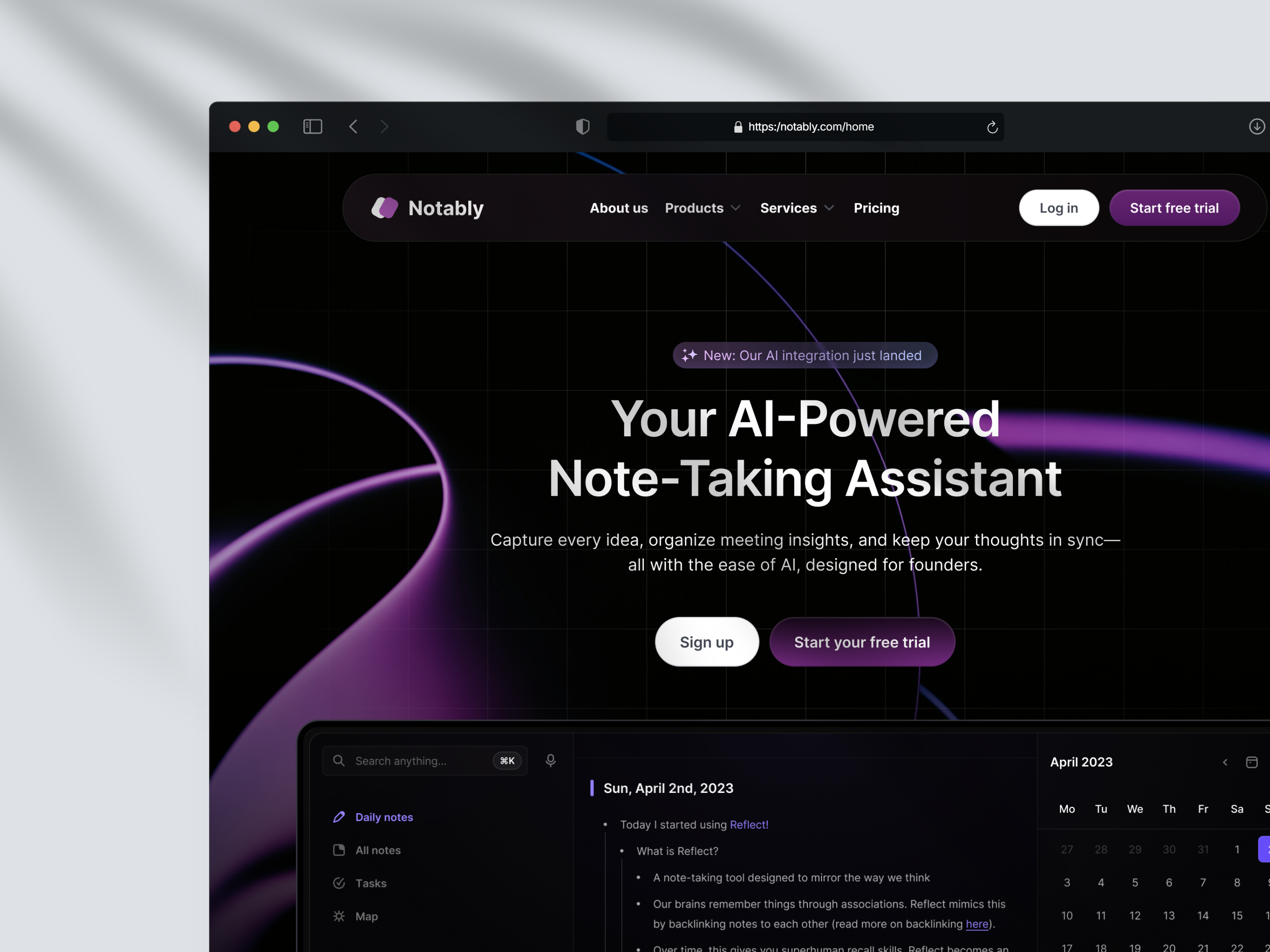Example of Website Design