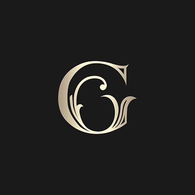 Luxury G Letter Logo Design | Premium Brand Identity aesthetic branding decorative design elegant floral g golden graphic design illustration letter lettermark logo luxury ornate premium signs typography vector vintage