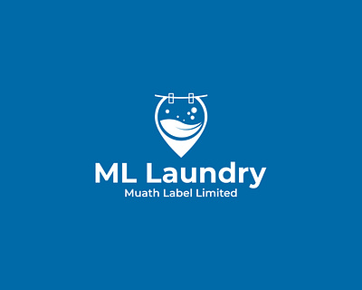 ML Laundry Logo Concept business logo clean creative logo dry clean icon icons illustration laundry logo logo design logo designer logo mark logodesign logos logotype symbol unique logo vector vector logo water logo