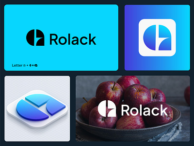 Rolack Logo - R letter and Branding Identity - Technology. 3d abstract logo brand identity branding crypto design electronics graphic design icon logo logo design logo maker modern logo r letter rolack symbol technology ui unique logo visual mark