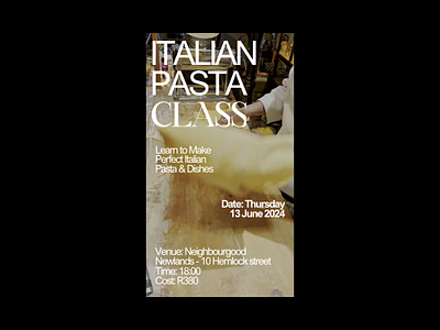 Pasta Class