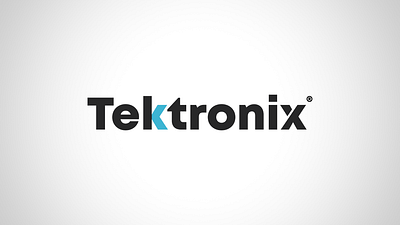 Tektronix Logo - Concept branding design graphic design illustration logo typography vector