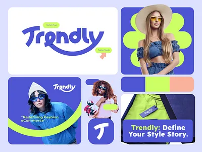 Trendly | Fashion Branding Design | Orbix Studio bento design brand identity brand logo branding clothing brand custom letter fashion logo graphic design logo designe logotype manufacturer monogram orbix studio presentation style symbol trendly typography