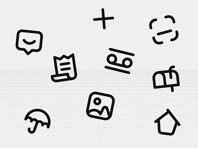 Pixel-Perfect Icon Set | 1,400+ UI Icons 24px icons aidarmagic design icon icon set icons icons pack mark pixel perfect icons ui ui icons user interface icons wireframe