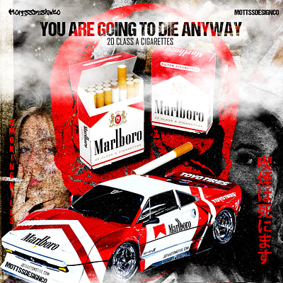 Anti Design - Marlboro adobe antidesign branding conceptart design dribble f1 figma graphic design illustration indesign logo marlboro photoshop smoking textures trending trends ui website